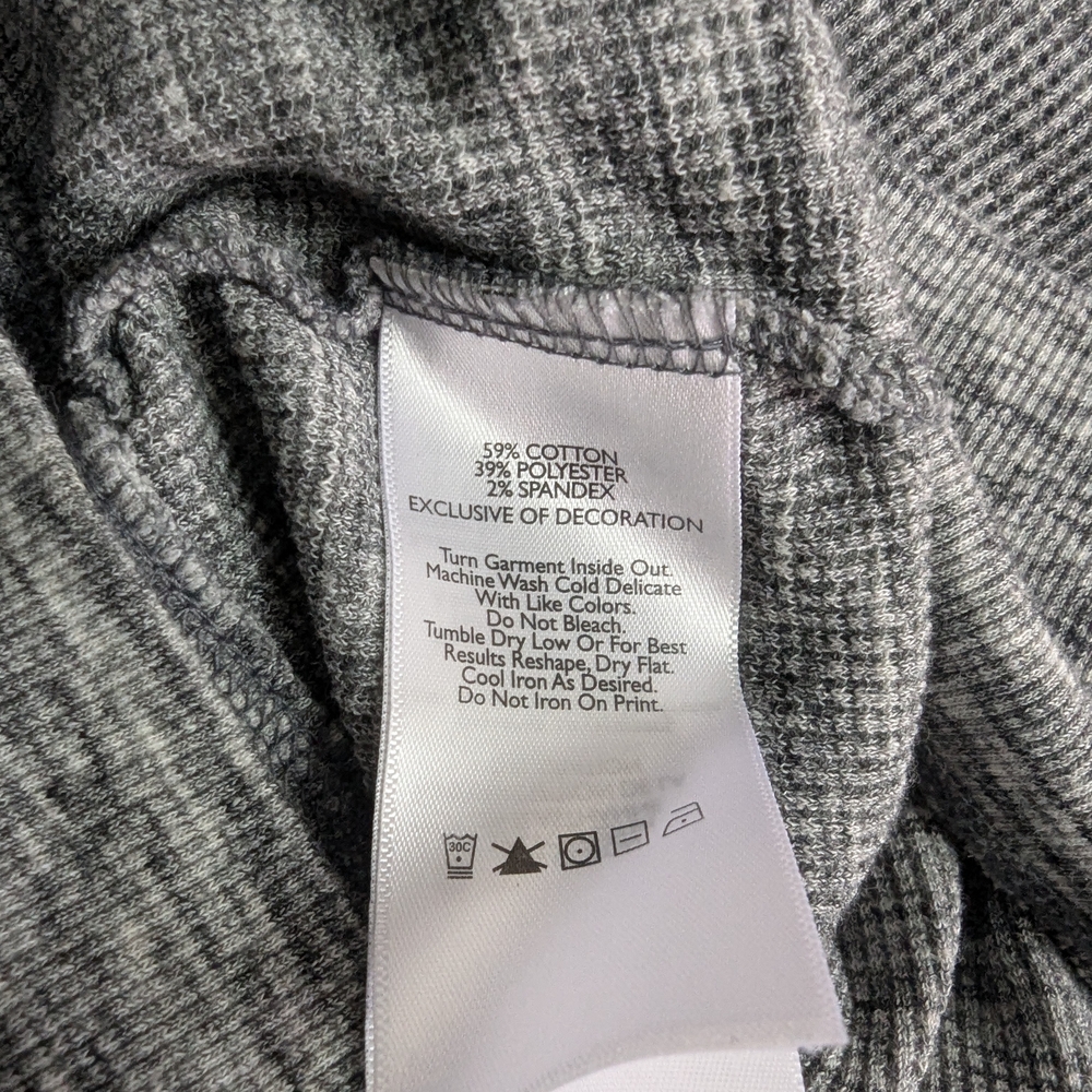Eddie Bauer Heather Gray Cowl Neck Tunic Women's Large - Picture 4 of 5